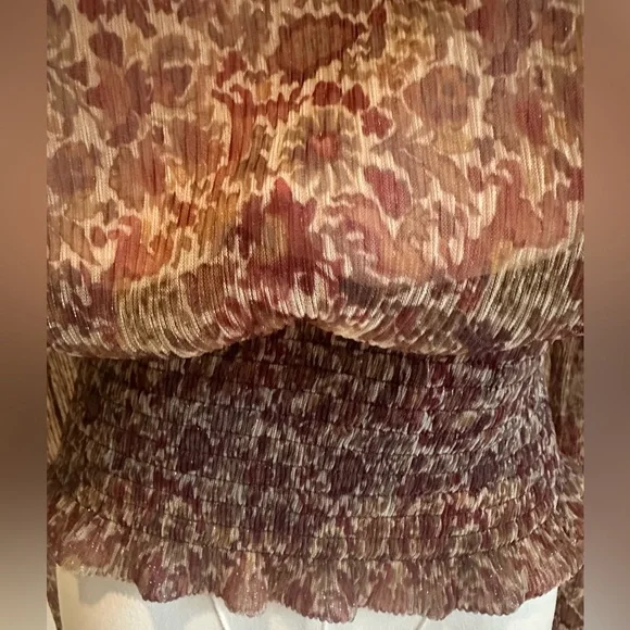 Joie Sheer Blouse- Medium - Picture 6 of 10